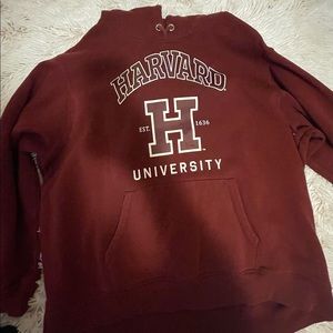 Maroon Harvard Hoodie